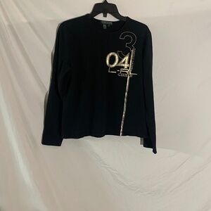 Black long sleeve shirt